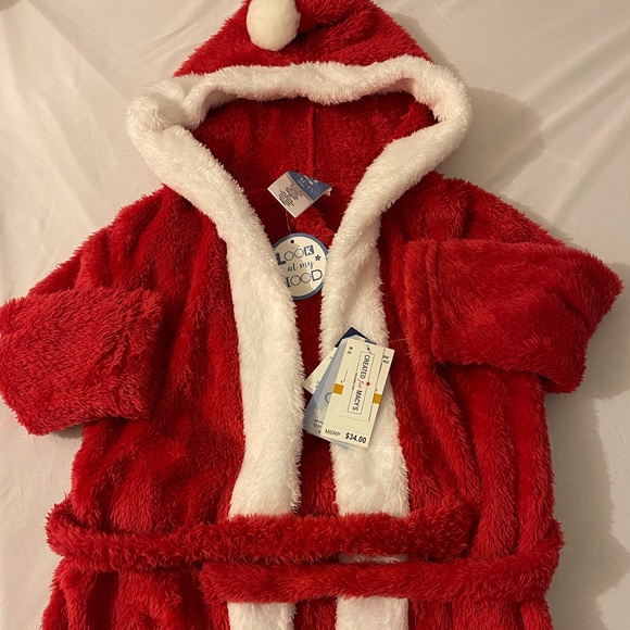 Max & Olivia Mini Other - Max & Olivia Christmas Robe